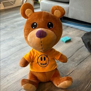 Drew House Brown and Yellow Stuffed Teddy Bear
